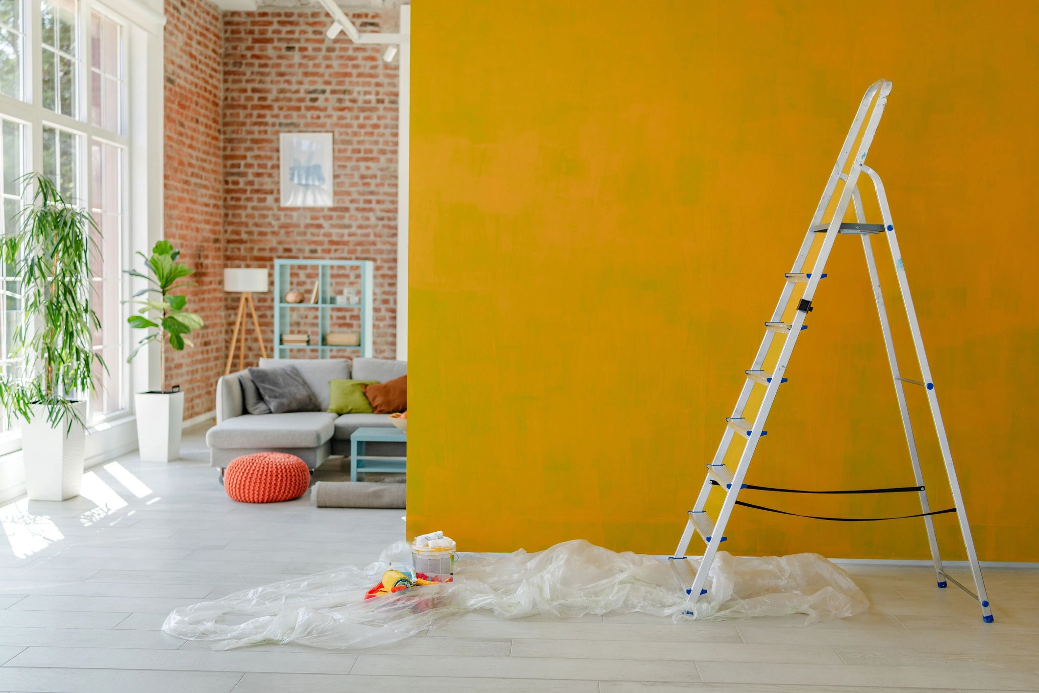 Home improvement scene representing renovation and value-add investment strategy.